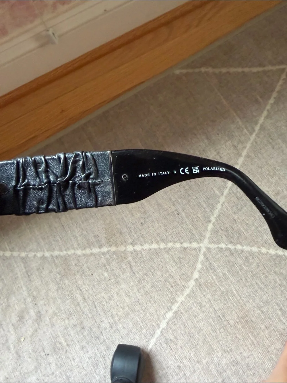 CHANEL polarized Rectangle Logo-Accent Sunglasses